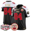 Chiefs 2024 AFC West Division Champions Patch Vapor Limited Jersey – All Stitched – Black Alternate – Justin Watson Jersey