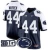 Penn State Nittany Lions 2024 Game Jersey – All Stitched – Navy Alternate – Tyler Warren Jersey