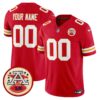 Chiefs 2024 Lamar Hunt Patch Vapor Limited Custom Jersey – All Stitched – Red Jersey