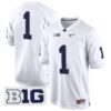 Penn State Nittany Lions 2024 Game Jersey – All Stitched – White – #1 Team Jersey
