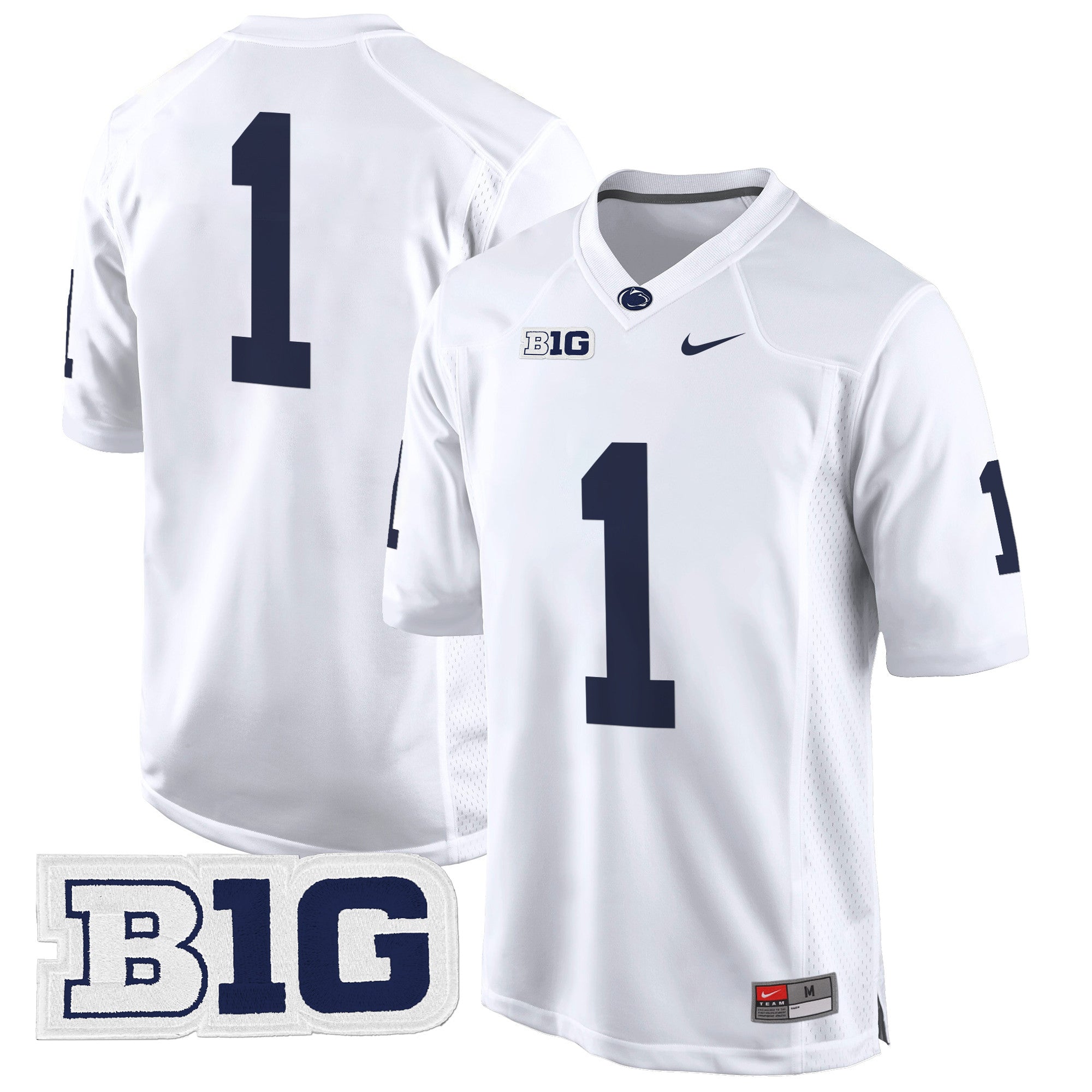 Penn State Nittany Lions 2024 Game Jersey – All Stitched – White – #1 Team Jersey