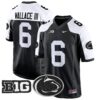 Penn State Nittany Lions 2024 Game Jersey – All Stitched – Black Alternate – Harrison Wallace III Jersey