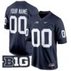 Penn State Nittany Lions 2024 Game Custom Jersey – All Stitched – Navy Jersey