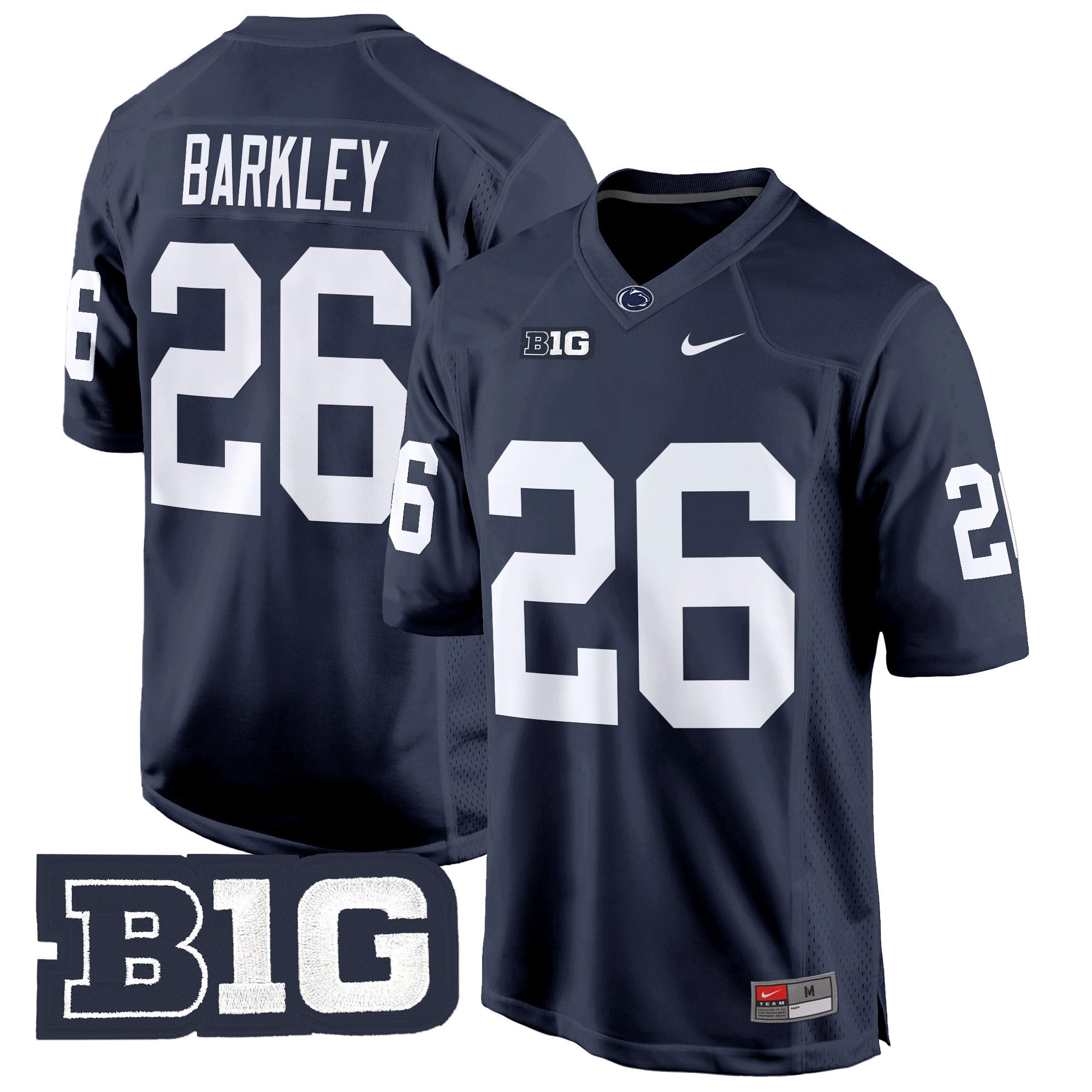 Penn State Nittany Lions 2024 Game Jersey – All Stitched – Navy – Saquon Barkley Jersey