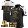 Cowboys Est. 1960 & We Dem Boyz Patch Gold Vapor Limited Jersey – All Stitched – Alternate – Cooper Rush Jersey