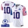 Cowboys American Style Vapor Limited Jersey – All Stitched – White – Cooper Rush Jersey