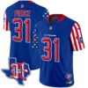 Houston Texans American Style Vapor Limited Jersey – All Stitched – Royal – Dameon Pierce Jersey