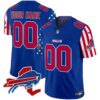 Bills American Style Vapor Limited Custom Jersey – All Stitched – Royal Jersey