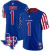 Houston Texans American Style Vapor Limited Jersey – All Stitched – Royal – Stefon Diggs Jersey