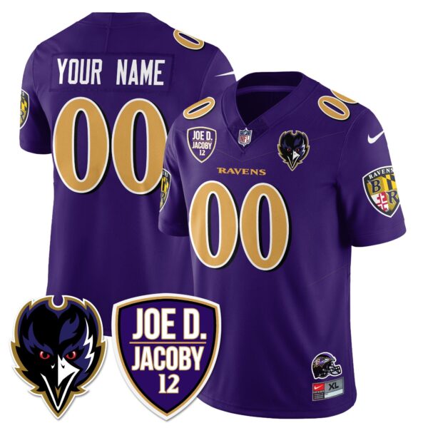 Custom Ravens Purple Rising 2024 Vapor Limited Jersey – All Stitched – Purple Jersey