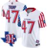Houston Texans American Style Vapor Limited Jersey – All Stitched – White – Donald Trump Jersey
