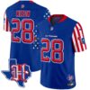 Houston Texans American Style Vapor Limited Jersey – All Stitched – Royal – Joe Mixon Jersey