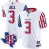 Houston Texans American Style Vapor Limited Jersey – All Stitched – White – Tank Dell Jersey