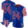 Houston Texans American Style Vapor Limited Jersey – All Stitched – Royal – Derek Stingley Jr. Jersey