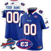 Custom Bills 1959 – 2024 – The Bills Jersey – All Stitched – Royal Alternate Jersey