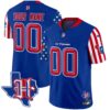 Houston Texans American Style Vapor Limited Custom Jersey – All Stitched – Royal Jersey