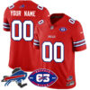 Custom Bills 1959 – 2024 – The Bills Jersey – All Stitched – Red Jersey