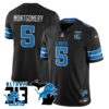Lions 313 King Of The North Jersey – All Stitched – David Montgomery – 5 – Black Jersey