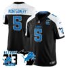Lions 313 King Of The North Jersey – All Stitched – David Montgomery – 5 – Alternate Jersey
