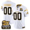 Denver Broncos 3-Time Champions Patch Gold Vapor Limited Custom Jersey – All Stitched – Men – White Gold Jersey