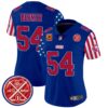 49ers American Style Vapor Limited Jersey – All Stitched – Royal – Fred Warner Jersey
