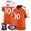 Broncos 1959-2024 Jersey – The Broncos Jersey – All Stitched – Bo Nix – 10 – Orange Alternate Jersey