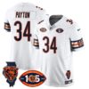 Bears 1920-2025 – The Bears Jersey – All Stitched – Walter Payton – 34 – White Jersey
