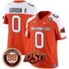 Oklahoma State Cowboys Leslie O’neal Patch Vapor Limited Jersey – All Stitched – Orange Alternate – Ollie Gordon II Jersey