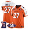 Broncos 1959-2024 Jersey – The Broncos Jersey – All Stitched – Steve Atwater – 27 – Orange Alternate Jersey
