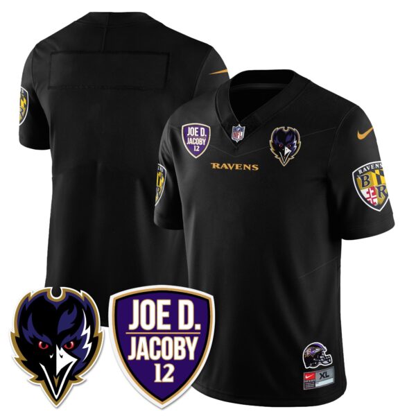 Ravens Purple Rising 2024 Vapor Limited Jersey – All Stitched – Black – Team Jersey