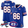 Bills 1959 – 2024 – The Bills Jersey – All Stitched – Dalton Kincaid – 86 – Royal Jersey