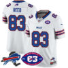 Bills 1959 – 2024 – The Bills Jersey – All Stitched – Andre Reed – 83 – White Jersey
