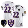 Ravens Purple Rising 2024 Vapor Limited Jersey – All Stitched – White – Derrick Henry Jersey