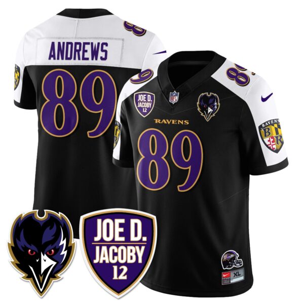 Ravens Purple Rising 2024 Vapor Limited Jersey – All Stitched – Black Alternate – Mark Andrews Jersey
