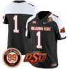 Oklahoma State Cowboys Leslie O’neal Patch Vapor Limited Jersey – All Stitched – Black Alternate – #1 Team Jersey