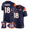 Broncos 1959-2024 Jersey – The Broncos Jersey – All Stitched – Peyton Manning – 18 – Navy Jersey