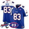 Bills 1959 – 2024 – The Bills Jersey – All Stitched – Andre Reed – 83 – Royal Alternate Jersey