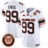 Oklahoma State Cowboys Leslie O’neal Patch Vapor Limited Jersey – All Stitched – White – Leslie O’neal Jersey