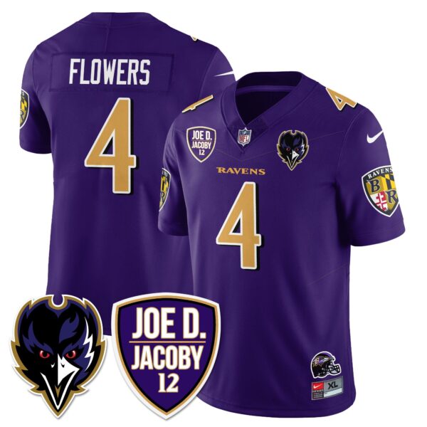 Ravens Purple Rising 2024 Vapor Limited Jersey – All Stitched – Purple – Zay Flowers Jersey
