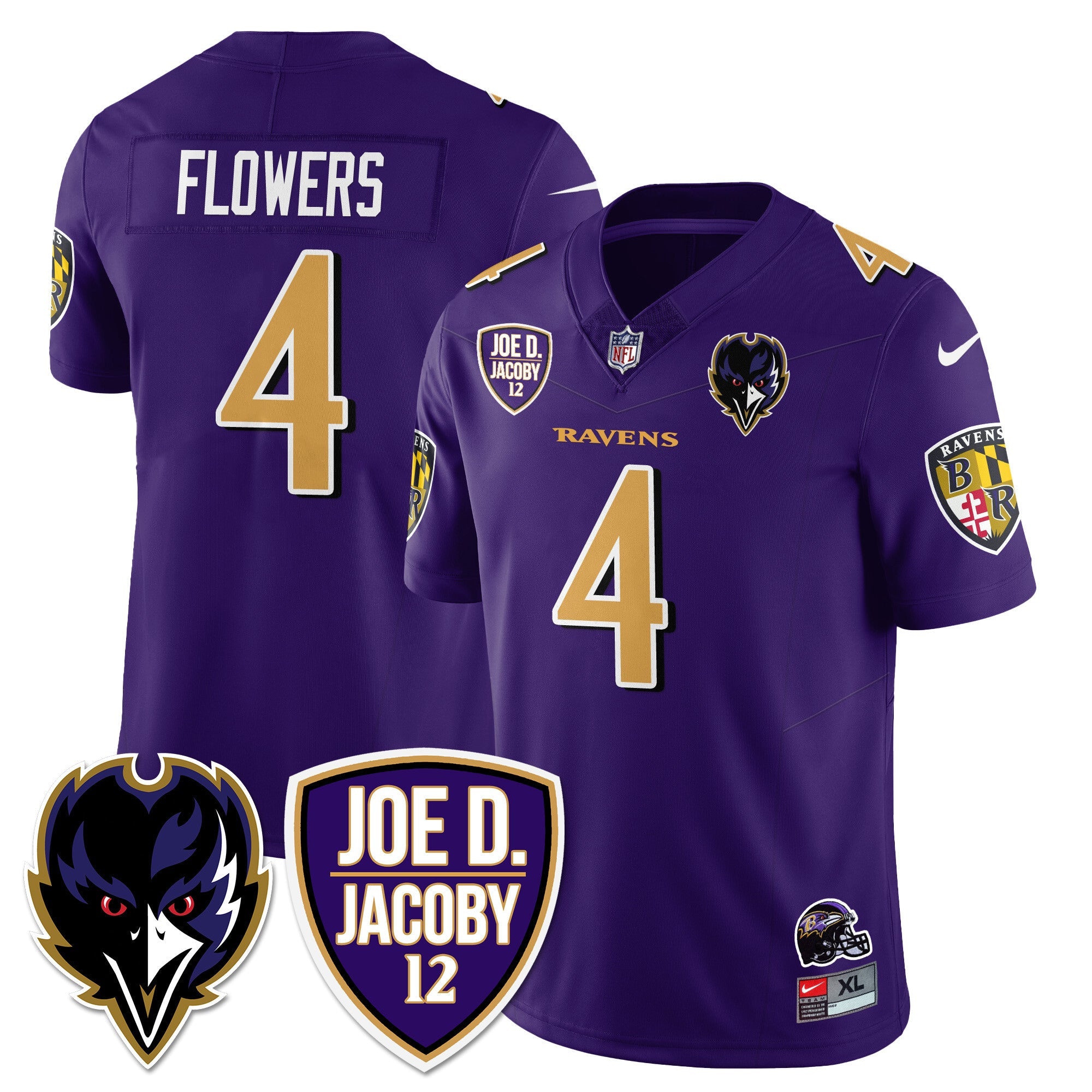 Ravens Purple Rising 2024 Vapor Limited Jersey – All Stitched – Purple – Zay Flowers Jersey