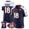 Broncos 1959-2024 Jersey – The Broncos Jersey – All Stitched – Peyton Manning – 18 – Navy Alternate Jersey