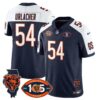 Bears 1920-2025 – The Bears Jersey – All Stitched – Brian Urlacher – 54 – Navy Alternate Jersey