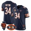 Bears 1920-2025 – The Bears Jersey – All Stitched – Walter Payton – 34 – Navy Jersey