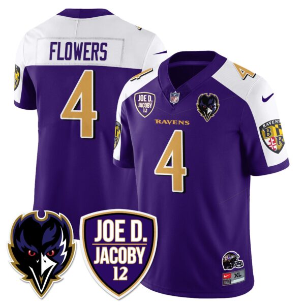 Ravens Purple Rising 2024 Vapor Limited Jersey – All Stitched – Purple Alternate – Zay Flowers Jersey