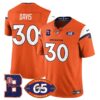 Broncos 1959-2024 Jersey – The Broncos Jersey – All Stitched – Terrell Davis – 30 – Orange Jersey