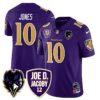 Ravens Purple Rising 2024 Vapor Limited Jersey – All Stitched – Purple – Emory Jones Jersey