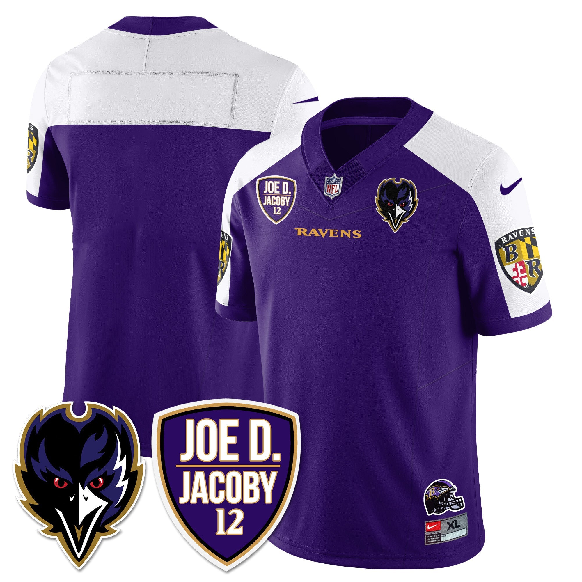 Ravens Purple Rising 2024 Vapor Limited Jersey – All Stitched – Purple Alternate – Team Jersey