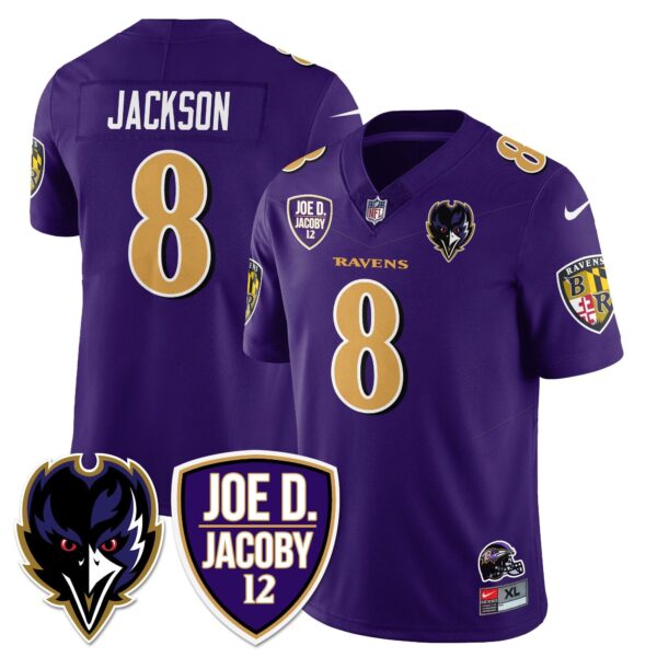 Ravens Purple Rising 2024 Vapor Limited Jersey – All Stitched – Purple – Lamar Jackson Jersey