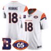 Broncos 1959-2024 Jersey – The Broncos Jersey – All Stitched – Peyton Manning – 18 – White Jersey