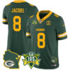 Packers 1919-2024 – The Packers Jersey – All Stitched – Josh Jacobs – 8 – Green Jersey